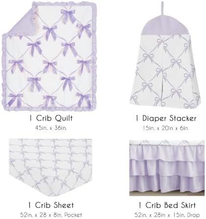 Sweet Jojo Designs 4-Piece Baby Crib Bedding Set - Image 2