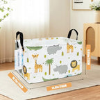 Rectangular Collapsible Animal Storage Basket Nursery Organizer - Image 2