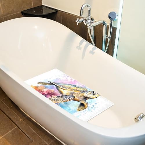 Bath Tub Shower Mat, Washable Bathtub Floor Mats, Suction Cups and Drain Holes - Image 5