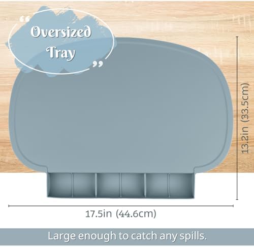 Silicone Placemat with Food Catching Pockets - Image 6