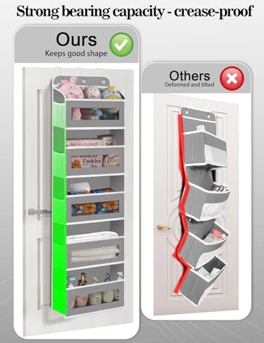 KYEVIS Over The Door Organizer, 5 Shelves Closet Door Hanging Organizer - Image 6