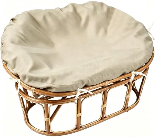 Double Papasan Cushion Cover, 67x47in Outdoor Papasan Chair Cushion Covers by Sqodok