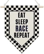 KYTWSFWS Race Car Boys Room Wall Art Pennant Flag, Kids Playroom Wall Decor by Unknown