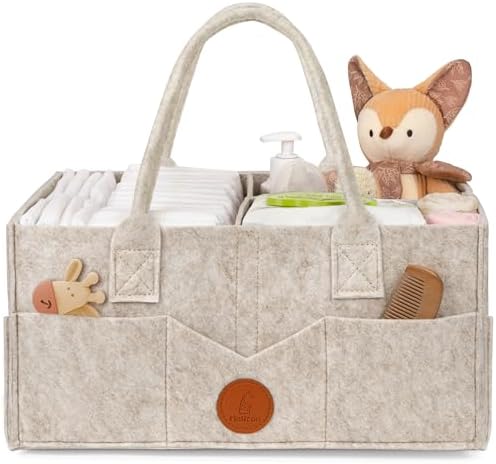 Maliton Felt Diaper Caddy Organizer by Maliton