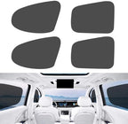 4 Pack Car Side Window Sun Shades, Static Cling by AUTOWOEL
