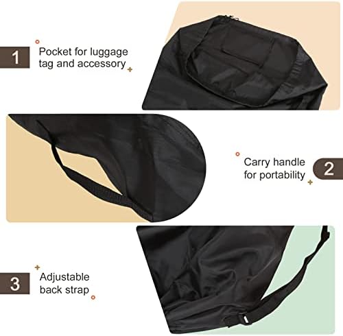 LIHAO Stroller Bag for Airplane, Gate Check Car Seat Travel Bag - Image 3