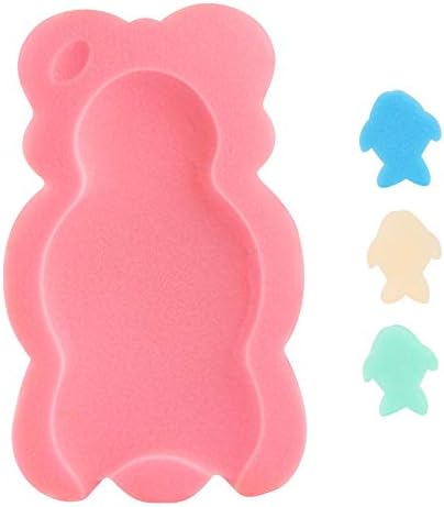 Baby Bath Cushion, Newborn Bath Support Sponge by KECUCO