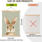 You found a duck Cute Rabbit Wall Art Decor, Nordic Woodland Animal Wall - Image 5