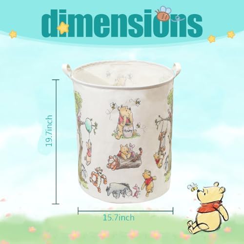 Oval Cute Bear Nursery Storage Basket - Image 4
