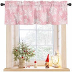 Vandarllin Christmas Kitchen Curtains Valances by VandarllinHomeKitchenDecor