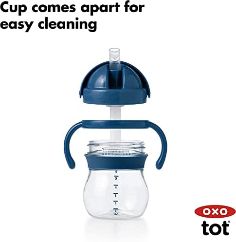 OXO Tot Transitions Straw Cup - 6oz - Navy - Image 5