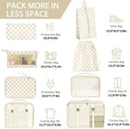 8 Set Packing Cubes for Travel, Luggage Packing Organizers Accessories Large - Image 2