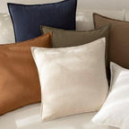 Foindtower Decorative Linen Lumbar Throw Pillow Covers 12x20 Natural Beige - Image 5