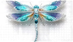 Shower Mat Non Slip, Dragonfly Gemstone Anti Slip Bath Mat by Anna+Cowper