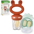 Haakaa Baby Fruit Food Feeder & Mini Freezer Nibble Tray Combo, Breastmilk by haakaa