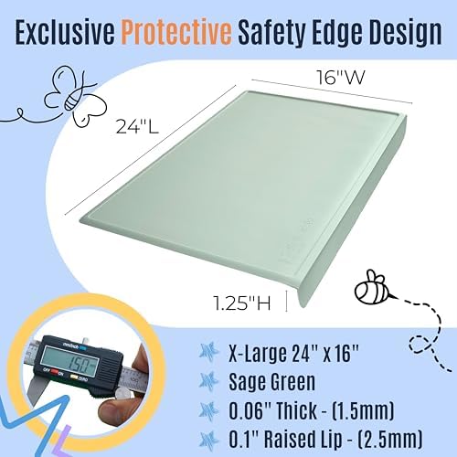 Silicone Craft Mat for Painting, PlayDoh and Art Projects - Image 3