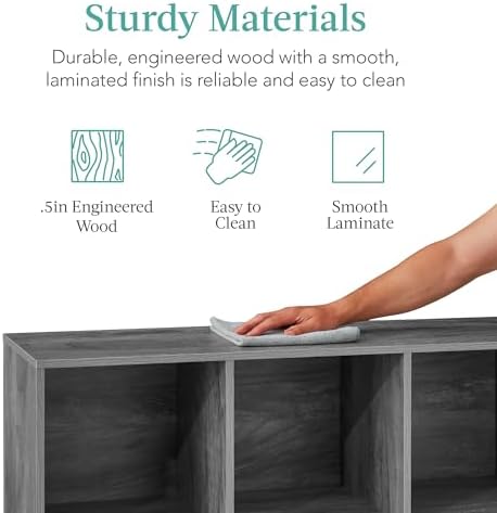 Best Choice Products 6-Cube Storage Organizer, 11in Shelf Opening, Display Shelf - Image 6