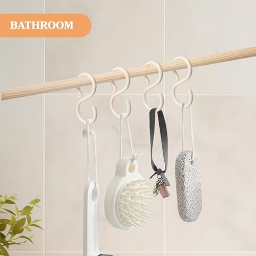 30 Pack 2.5-Inch White Rubber-Coated S Hooks - Image 6