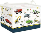 Clastyle Cartoon Construction Truck Shelf Basket Nursery Boy Room Car Decor by Clastyle