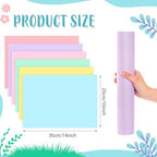 Fullhawl 120 Pcs Pastel Paper Placemats, Disposable Rectangular Table Setting - Image 2