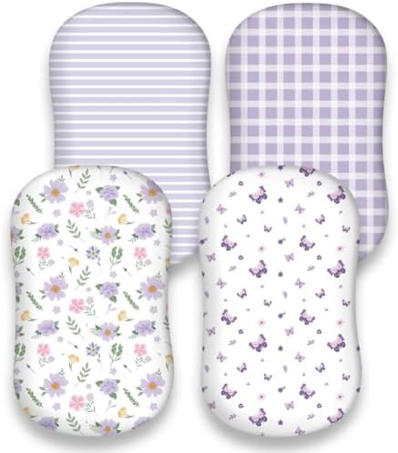 4 Pack Butterfly Baby Crib Sheets - Image 7