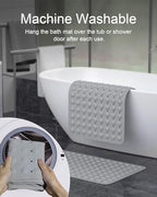Bath Mat for Tub Shower Mat Non Slip Kids Rubber Shower Tub Mat, 100% Natural - Image 6