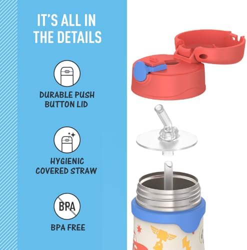 Thermos Baby 10 oz. Stainless Steel Bottle - Image 4