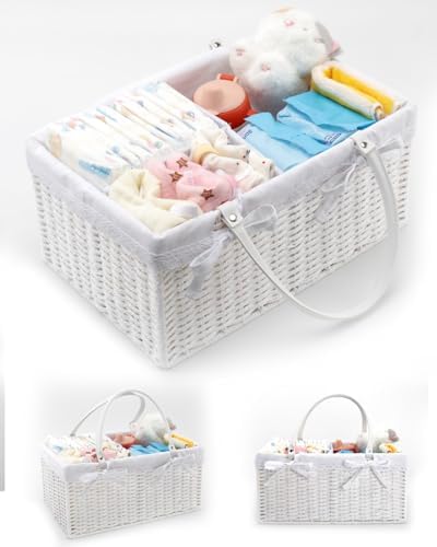 Large Baby Diaper Caddy Basket - Image 5
