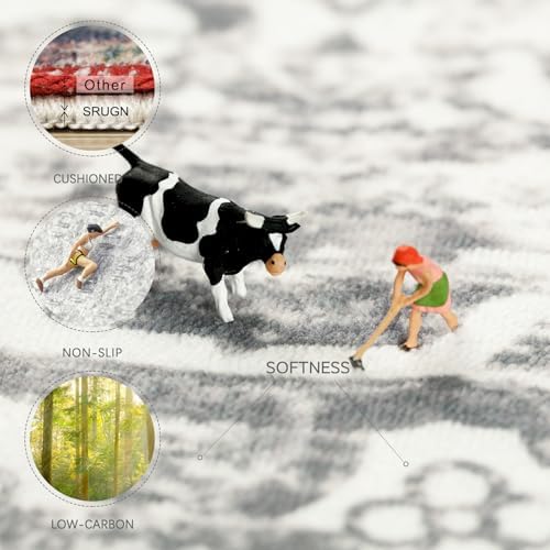 8x10 Washable Area Rugs for Living Room, Dining Room - Image 3
