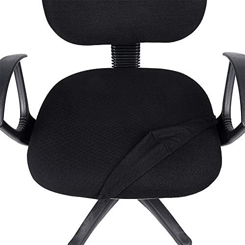 Smiry Stretch Jacquard Office Computer Chair Seat Covers, Removable Washable - Image 4