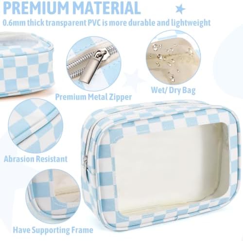 YOPCDJ 5PCS Diaper Bag Organizer Pouch Set, TSA Approved Toiletry Bag，Clear - Image 4