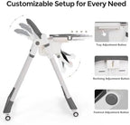 Cochildor 3-in-1 Baby High Chair, Foldable High Chair - Image 3