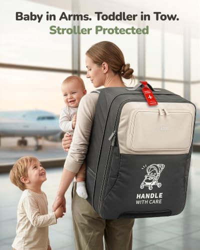 YOREPEK Expandable Padded Stroller Travel Bag - Image 2