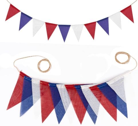 G2PLUS Triangle Flag Bunting, Pennant Banner and Decorative Garland - Image 4