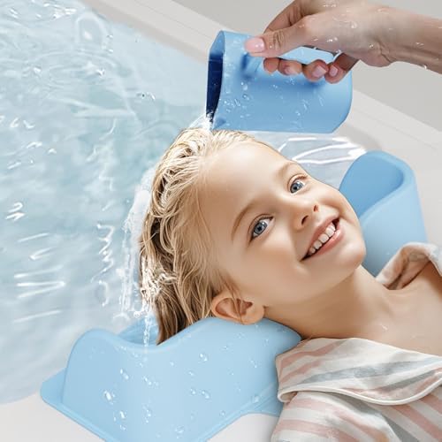 Kids Hair Washing Station, Silicone Shampoo Basin by Shgmeet