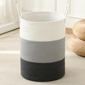Laundry Basket Hamper Tall Rope Storage Woven by AMTOTAM