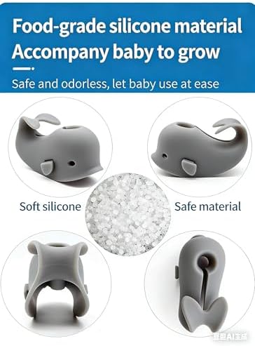 Baby Bath Spout Cover, Silicone Faucet Protector - Image 5