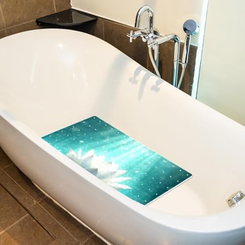 Bathtub Mat Non Slip 26.8x15.1 Inch, Machine Washable Shower Mats - Image 5