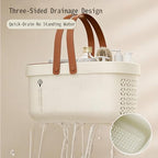 Pulseplay Portable Plastic Shower Caddy Basket - Image 2