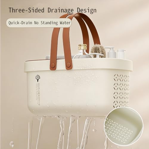 Pulseplay Portable Plastic Shower Caddy Basket - Image 2
