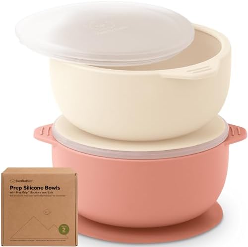 KeaBabies 2-Pack Baby Bowls by KeaBabies