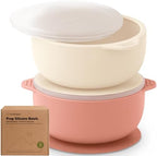 KeaBabies 2-Pack Baby Bowls by KeaBabies