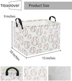 Rectangular Baseball Basket Kids Baby Storage Basket Cute Kids Toy Storage Bin - Image 6