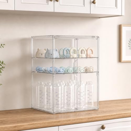 Baby Bottle Storage Organizer for Countertop Cabinet - Image 7
