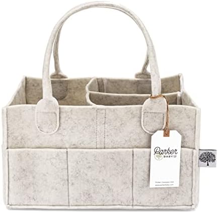 Parker Baby Co. Felt Diaper Caddy Organizer by ParkerBabyCo