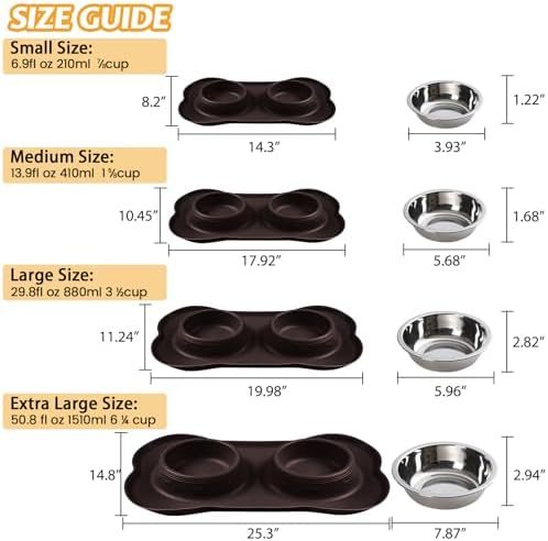 Hubulk Pet Dog Bowls 2 Stainless Steel Dog Bowl - Image 4
