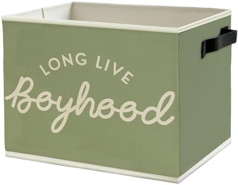Long Live Boyhood Boys Storage Bins Box by Unknown