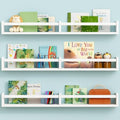 Harwaya Large Nursery Book Shelves Wall Mounted by Harwaya