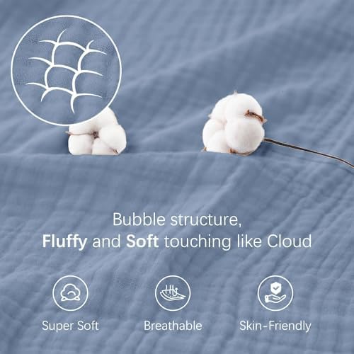 guruixu Muslin Baby Lounger Cover 2 Pack, 100% Cotton Soft & Breathable Infant - Image 5