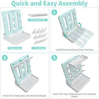Baby Bottle Drying Rack, Vertical Standing Bottle Dryer Rack Holder-Space - Image 5